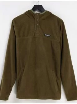Billig ❤️ Outdoor & Sport Columbia Fleece-Hoodie Steens Mountain Novelty In Oliv Günstig Kaufen 🔔