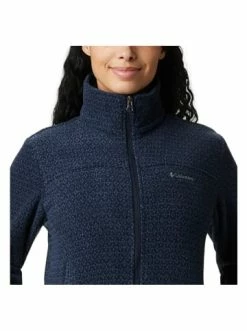 Besorgen 🤩 Outdoor & Sport Columbia Fleecejacke "Fast Trek" In Dunkelblau Günstig Kaufen 😍 -Columbia Verkäufe 2022 columbia fleecejacke fast trek in dunkelblau 3