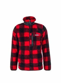 Bestpreis 🧨 Outdoor & Sport Columbia Fleecejacke - Winter Pass Print Full Zip - Red Günstig Kaufen 🤩