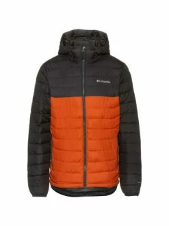 Bestpreis 🔔 Outdoor & Sport Columbia Kapuzenjacke Powder Lite In Schwarz-gemustert Günstig Kaufen 🎉