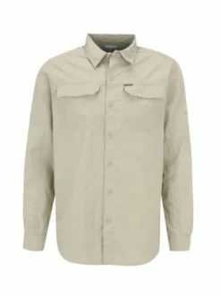 Am billigsten 🔥 Bekleidung Columbia Langarmhemd Silver Ridge EU 2.0 In Beige Günstig Kaufen ❤️