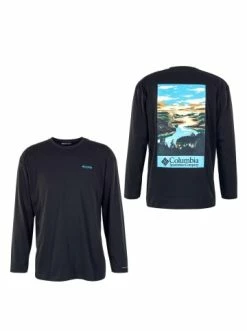 Bestes Angebot 🛒 Bekleidung Columbia Longsleeve - CSC Alpine Way Relax - Black Günstig Kaufen 😍