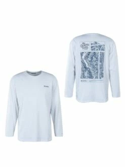 Neu ✔️ Bekleidung Columbia Longsleeve - CSC Alpine Way Relax - White Günstig Kaufen 😉