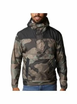 Bester Verkauf 🎉 Bekleidung Columbia Outdoor Jacken Challenger Windbreaker Jacket Khaki Günstig Kaufen ❤️