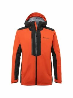 Schlussverkauf 🎉 Outdoor & Sport Columbia Shell-Jacke Peak Creek Waterproof In Orange Günstig Kaufen 🤩