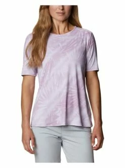 Brandneu 🎉 Outdoor & Sport Columbia Trainingsshirt "Chill River" In Flieder Günstig Kaufen 🎁