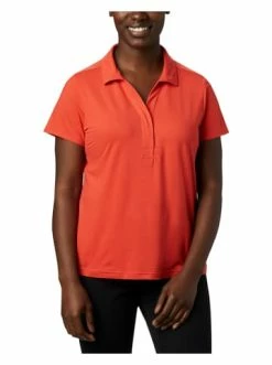 Auslauf ✔️ Outdoor & Sport Columbia Trainingsshirt "Firwood Camp II" In Rot Günstig Kaufen 🌟