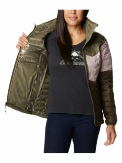 Rabatt ✔️ Bekleidung Columbia Winterjacke "Powder Lite" In Khaki/ Rosa Günstig Kaufen 😉 -Columbia Verkäufe 2022 columbia winterjacke powder lite in khaki rosa 3